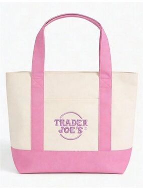 Trader Joe’s Mini Tote Bags - Pastel pink